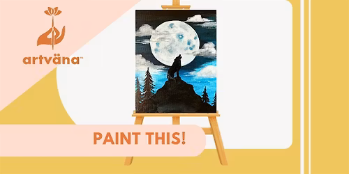 Artvana Paint & Sip at the 15% Board Game Cafe Tacoma October 2025