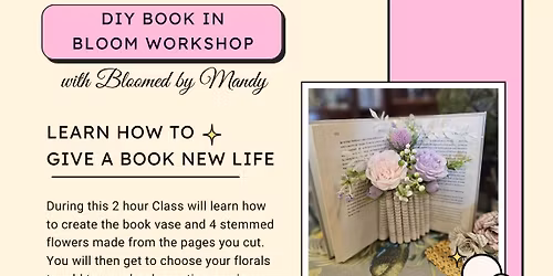DIY Book in Bloom Workshop - April 19, 2026