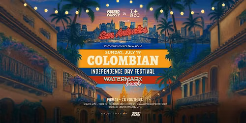 San Antonios Colombian Independence Festival at Watermark Beach NYC