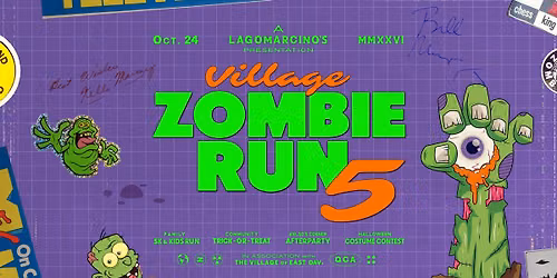 Village Zombie Run 5 \u00b0 Presented by Lagomarcino\u2019s