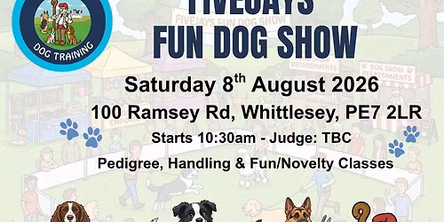 FiveJays Annual Summer Show: A Day for Every Dog! \u2600\ufe0f