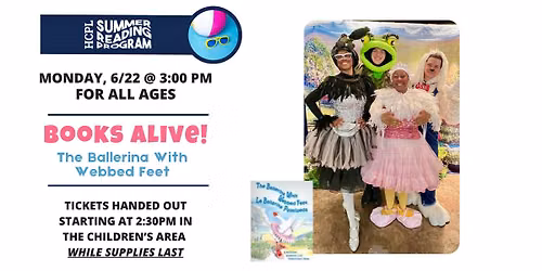 BOOKS ALIVE- THE BALLERINA WITH WEBBED FEET