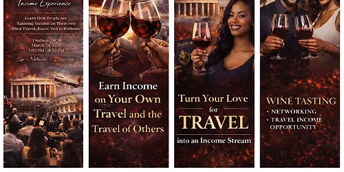 Wine Tasting & Travel Income Experience | March Madness Money Movement (Dur
