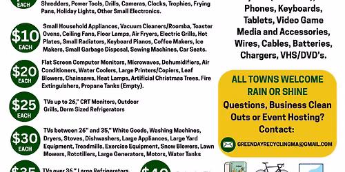 Northboro Electronics Recycling Event