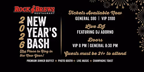 Rock & Brews Orlando New Year's Bash