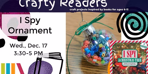 Crafty Readers - I Spy Ornament