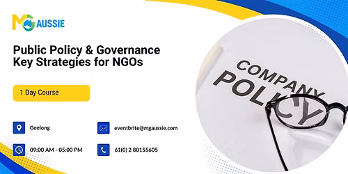 Public Policy & Governance: Key Strategies for NGOs in Geelong