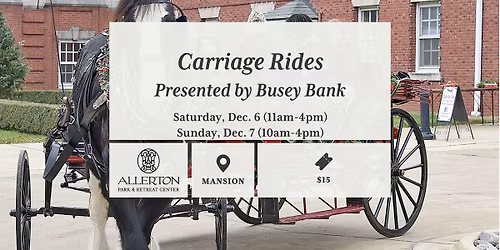 Carriage Rides Presented by Busey Bank