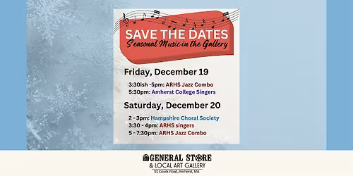 Seasonal Music at The Local Art Gallery