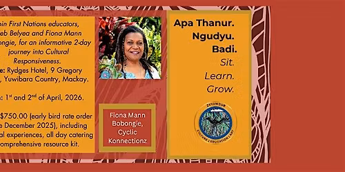 Apa Thanur. Ngudyu. Badi: Sit. Learn. Grow.