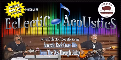 Eclectic Acoustics LIVE at Dee Jay's BBQ Ribs & Grille Collier - Bridgeville\/Collier, PA