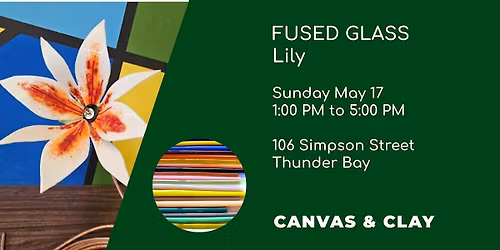 Fused Glass Lily