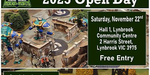 Miscast Misfits 2025 Open Day