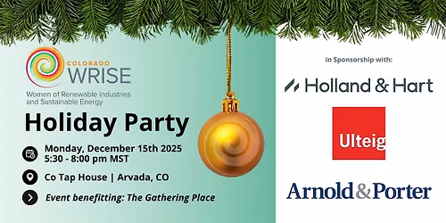 Reflect, Recharge, Renew: a WRISE Holiday Celebration