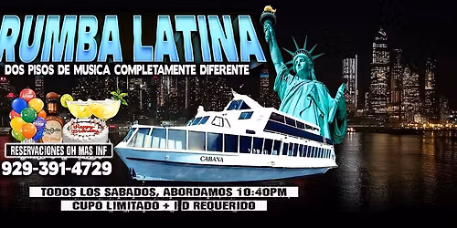 Fiesta latina en barco nyc