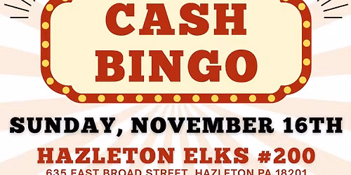 CASH BINGO!