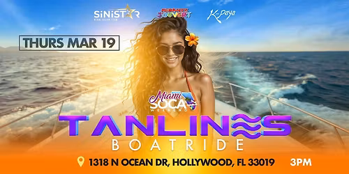 Tanlines BOATRIDE (Miami Soca Weekend 2026)