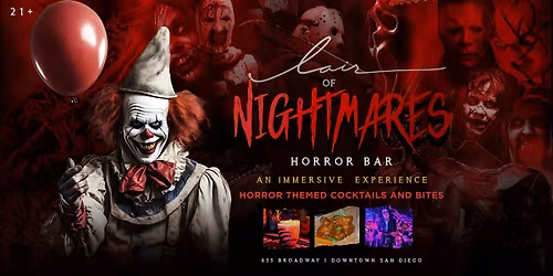 Lair of Nightmares Halloween Speakeasy Friday October 24th, 2025