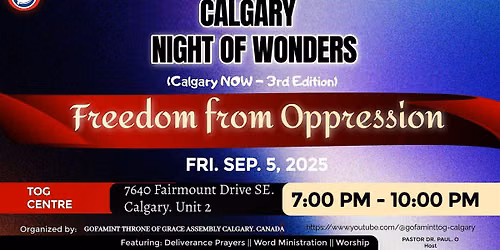 CALGARY NIGHT OF WONDERS  (CNOW)