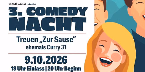 3. Comedy Nacht in der Sause Treuen