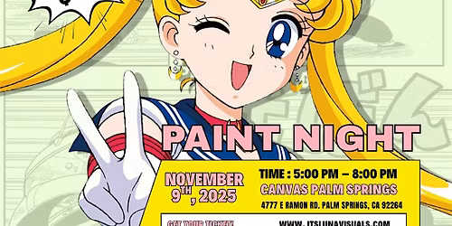 Anime Paint Night - Canvas Palm Springs