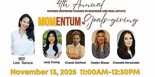 MOMentum 4th Annual Goals-Giving 2025!