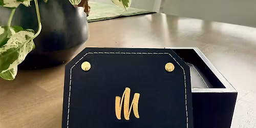 DIY Leather Coaster Workshop