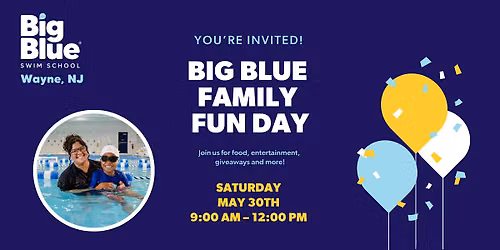 Family Fun Day at Big Blue Swim School in Wayne