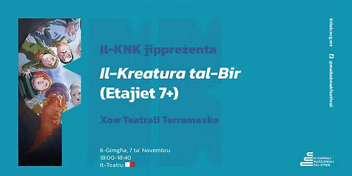 Il-Kreatura tal-Bir (Etajiet 7+) \u2013 \u0120im 7 Nov @ 18:00