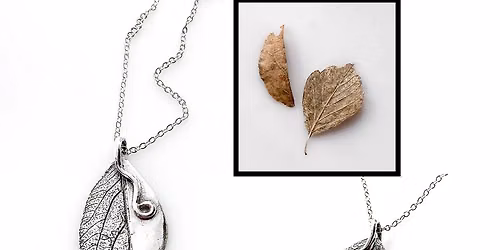 Leaf Pendant Workshop | Ages 13 - Adult