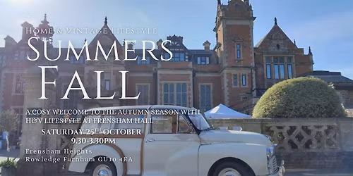 SUMMERS FALL WITH HOME & VINTAGE LIFESTYLE