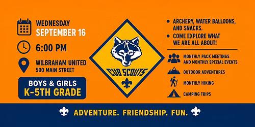 Cub Scouts Open House Kickoff