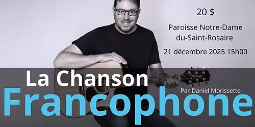 La chanson francophone