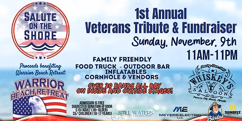 SALUTE ON THE SHORE - VETERANS TRIBUTE & FUNDRAISER