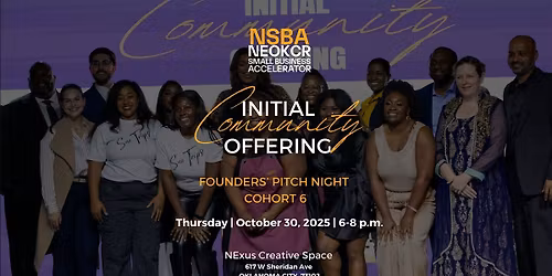 NSBA Cohort 6 Initial Community Offering (ICO) Pitch Night