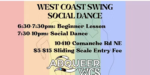 Queer West Coast Swing @ Peace, Love, Space