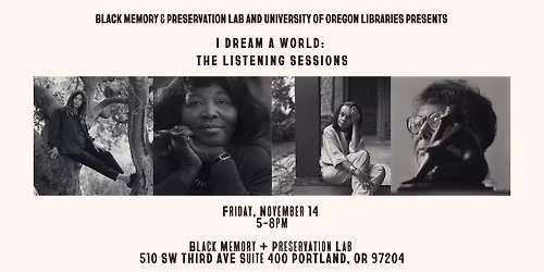 I Dream a World: Black Women Speak | The Listening Sessions