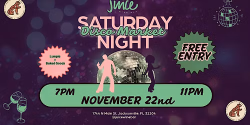Saturday Night Disco Market at Juice
