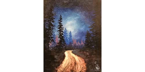The Mysterious & Glowing Forest Path - Paint and Sip in Denver | Classpop!\u2122