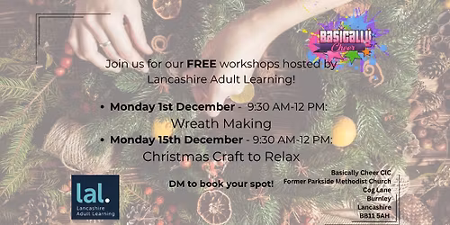Christmas Craft to Relax with Lancashire Adult Learning