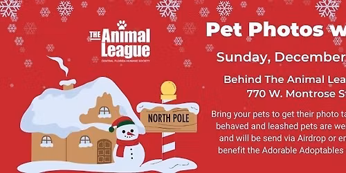 Pet Photos with Santa