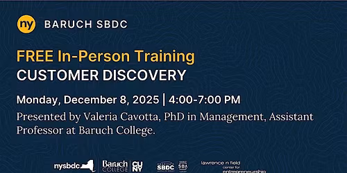 Customer Discovery: Find Your Customers [IN-PERSON]