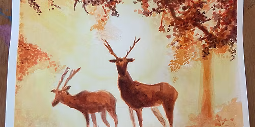 ADULT ART CLUB-SOLD OUT  November Autumn Watercolour