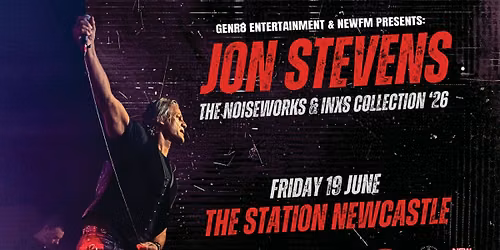 Jon Stevens - Live At The Station. Friday 19th June 2026 — The Station Newcastle