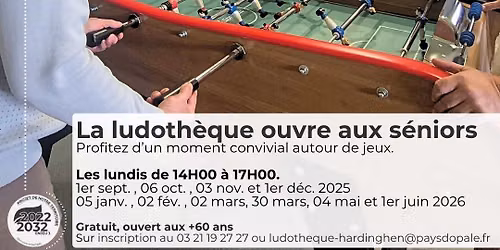 La ludoth\u00e8que ouvre aux s\u00e9niors 