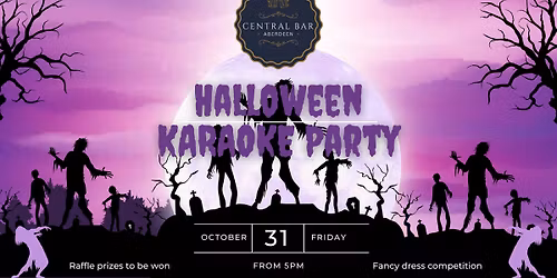 The Central Bar Halloween Karaoke Party \ud83d\udc7b | Fancy Dress, Raffle & Karaoke All Night