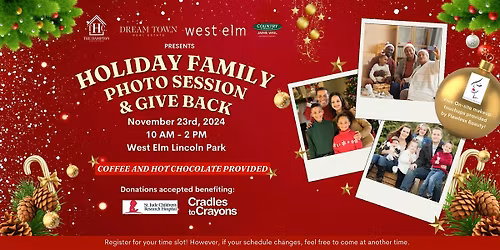 2025 Holiday Family Photoshoot and Give Back