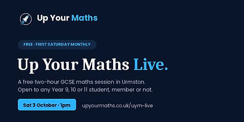 Up Your Maths Live \u2014 Free GCSE Maths Afternoon Session