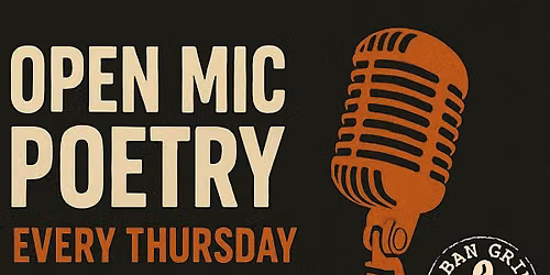 Thursday's Open Mic Poetry