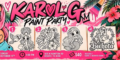 Karol G Bichota Brunch & Paint
